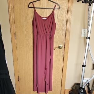 Lush Mauve Maxi Dress